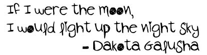 Dakota's poem